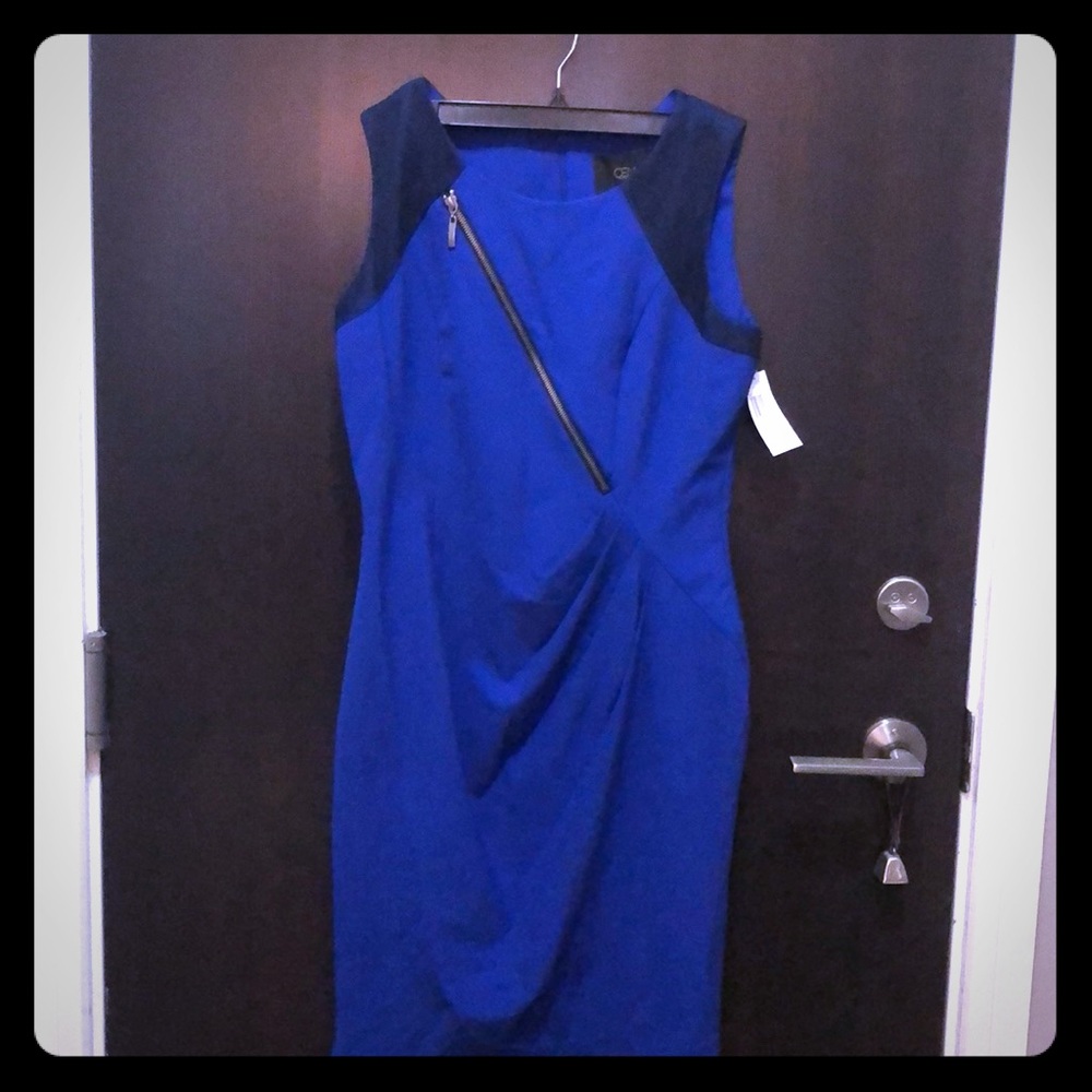 CENIA New York Fitted Blue Dress